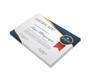 Certificados 300X210Mm Apergaminhado 240G Sem Verniz  4X0