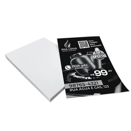 Panfletos, Flyers E Folhetos - Apergaminhado 75G