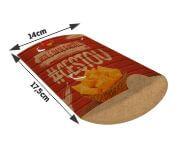 Embalagens Para Delivery Kraft 250G Pastel
