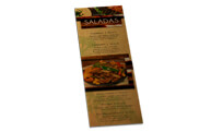 Cardápios Descartáveis Kraft 250G 105X300Mm