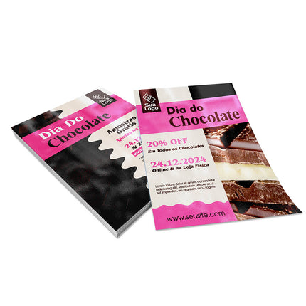 Panfletos, Flyers E Folhetos Couchê 150G Verniz Uv Total Frente E Verso