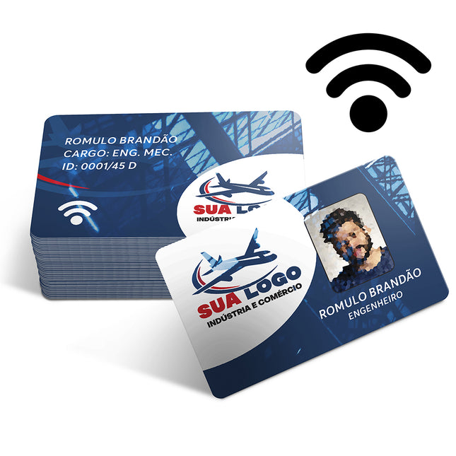 Cartão De Proximidade Pvc Branco