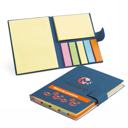 Bloco De Post It Azul 105X80Mm  4X0