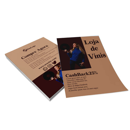 Panfletos, Flyers E Folhetos - Apergaminhado 90G