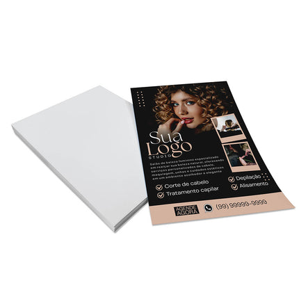 Panfletos, Flyers E Folhetos Couchê 150G Sem Verniz 300X400Mm