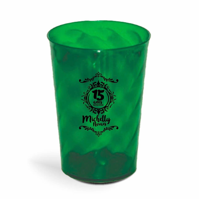 Copo Twister 600Ml  Transparente Verde  1X0
