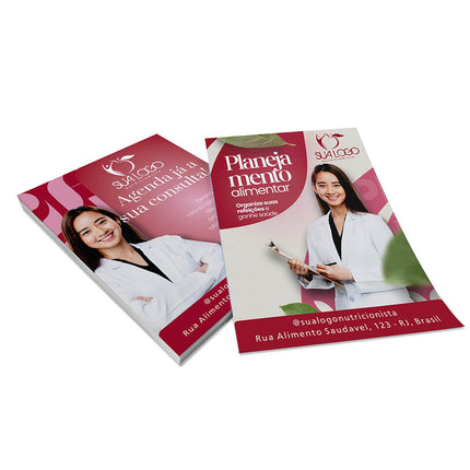 Panfletos, Flyers E Folhetos Couchê 115G Sem Verniz