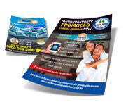 Panfletos, Flyers E Folhetos - Couchê