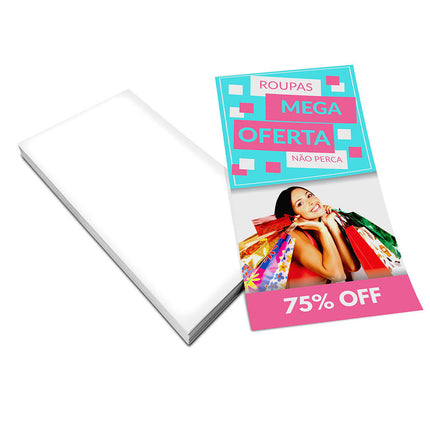 Panfletos, Flyers E Folhetos Couchê 150G Sem Verniz