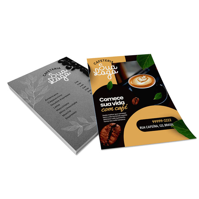 Panfletos, Flyers E Folhetos Couchê 150G Sem Verniz 300X400Mm