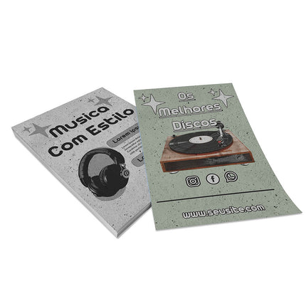 Panfletos, Flyers E Folhetos Reciclato 90G Sem Verniz