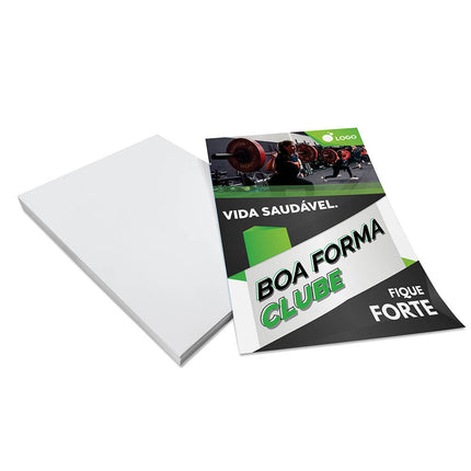Panfletos, Flyers E Folhetos Couchê 115G Sem Verniz
