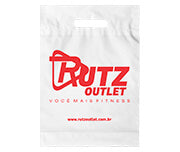 Sacolas   Plásticas Boca Vazada 300X400M - Branco