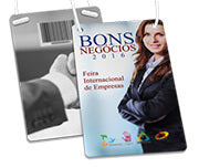 Credencial Couche 300G Clip Jacaré 90X147Mm