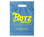 Sacolas   Plásticas Boca Vazada 250X350Mm 1X0 - Azul