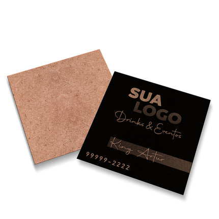 Cartões Duplo Kraft 250G Sem Laminação E Sem Verniz Uv  Sem Verniz