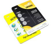 Credencial Couche 300G Com Cordão 100X148Mm