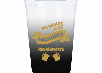 Copos Descartáveis  300Ml   Degradê  1X1