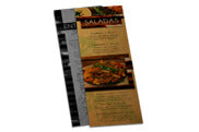 Cardápios Descartáveis Kraft 250G 105X300Mm