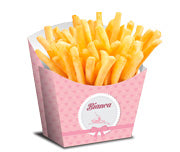 Produtos Para Festa  Caixa Para Batata Frita Couchê