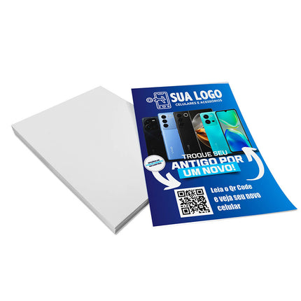Panfletos, Flyers E Folhetos - Apergaminhado 180G