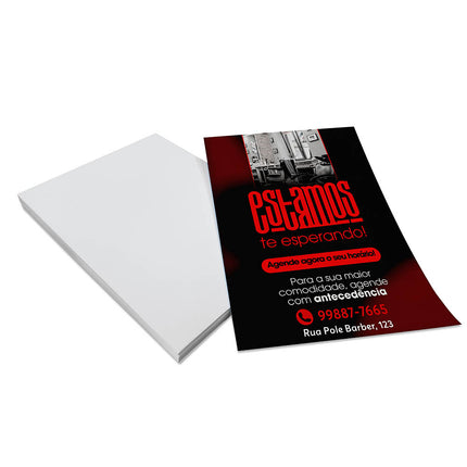 Panfletos, Flyers E Folhetos Couchê 115G Sem Verniz