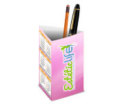 Calendários E Folhinhas 2025 Calendário De Mesa Porta Canetas Vertical Couchê 250G  Sem Verniz  4X0