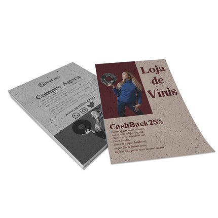 Panfletos, Flyers E Folhetos Reciclato 90G Sem Verniz