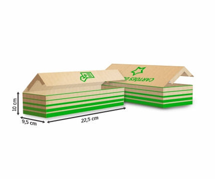 Caixas Para Cartão Papelão Ondulado 340G Personalizada Para 500 Cartões  1X0