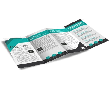 Folders E Mala Direta Couchê 70G Sem Verniz 3 Dobras