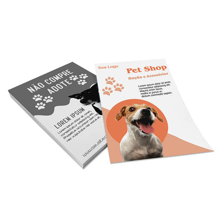 Panfletos, Flyers E Folhetos Couchê 115G Sem Verniz