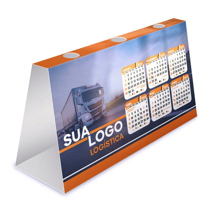 Calendários E Folhinhas 2025 Calendário De Mesa Porta Canetas Horizontal Supremo 255G Sem Verniz  4X0