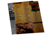 Cardápios Descartáveis Kraft 250G 300X420Mm