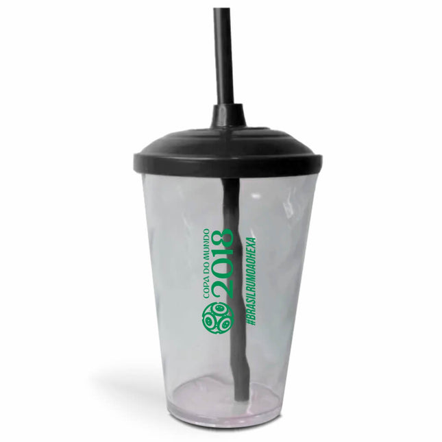 Copo Twister Com Canudo 600Ml  1X0