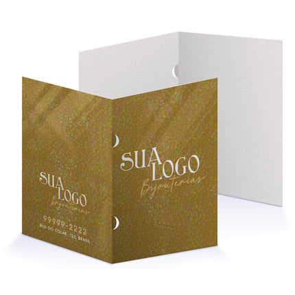 Pastas Supremo 255G Orelha  Lam Holográfica Frente 4X0