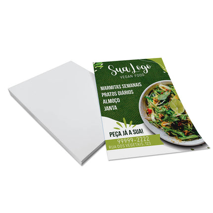 Panfletos, Flyers E Folhetos Couchê 115G Sem Verniz
