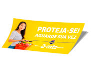 Adesivo Vinil Branco  120G 4X0