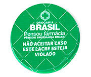 Adesivos Lacre De Segurança Adesivo Papel 80G Redondo 45X45Mm  4X0