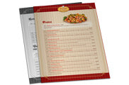 Cardápios Descartáveis Apergaminhado 180G