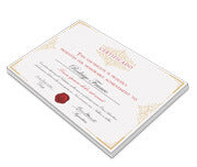 Certificados 420X300Mm Apergaminhado 240G Sem Verniz  4X0
