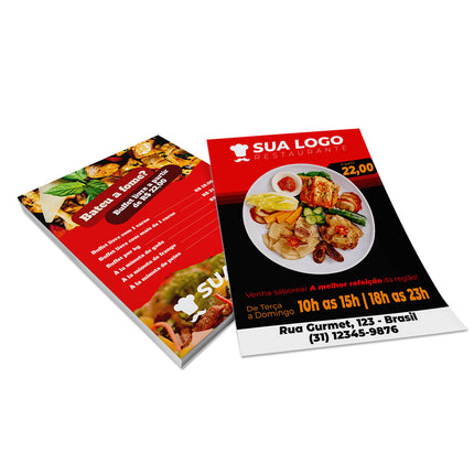 Panfletos, Flyers E Folhetos Couchê 150G Sem Verniz 300X400Mm
