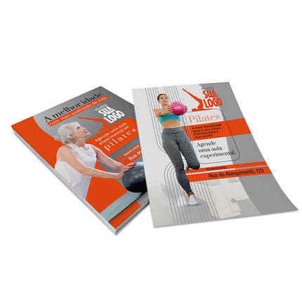 Panfletos, Flyers E Folhetos Couchê 115G Sem Verniz