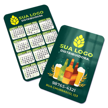 Calendário De Bolso Supremo 255G Sem Verniz