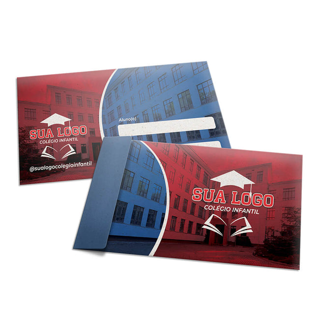 Envelopes Personalizados Reciclato 90G Aba Lateral 230X110Mm  4X0