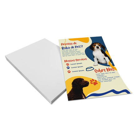 Panfletos, Flyers E Folhetos Couchê 115G Sem Verniz