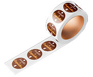 Adesivo De Papel Em Bobina - Rotulo Cola Boracha  80G 4X0