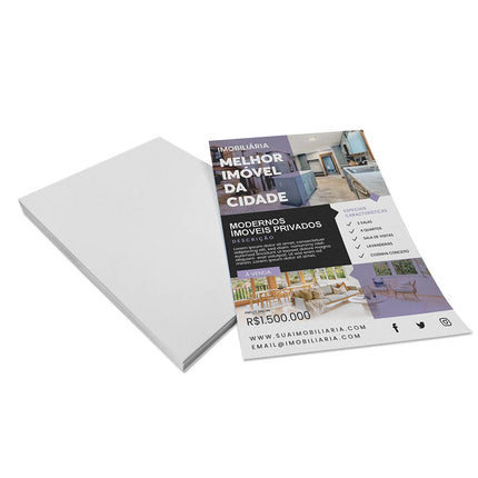 Panfletos, Flyers E Folhetos - Apergaminhado 150G