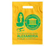 Sacolas   Plásticas Boca Vazada 250X350Mm 1X0 - Amarelo