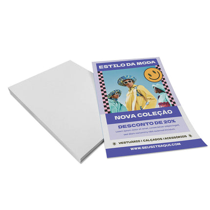 Panfletos, Flyers E Folhetos - Apergaminhado 150G