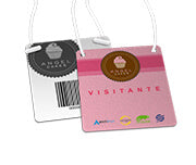 Credencial Couche 300G Clip Jacaré 90X98Mm